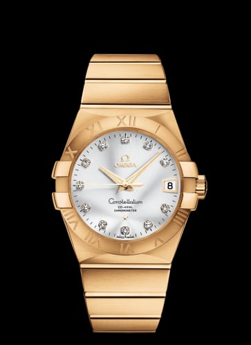 Omega Constellation Co-Axial 38 Yellow Gold / Silver