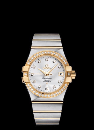 Omega Constellation Co-Axial 35 Stainless Steel / Yellow Gold / Diamond / Silver