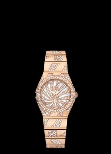 Omega Constellation Quartz 24 Polished Red Gold / Supernova / Snow