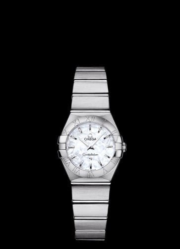 Omega Constellation Quartz 24 Brushed Stainless Steel / MOP