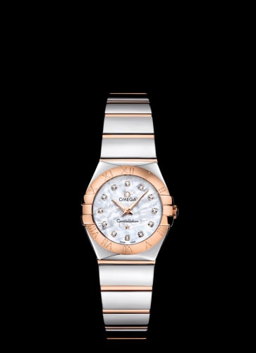 Omega Constellation Quartz 24 Polished Stainless Steel / Red Gold / MOP