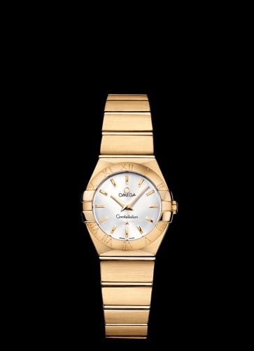 Omega Constellation Quartz 24 Brushed Yellow Gold / Silver