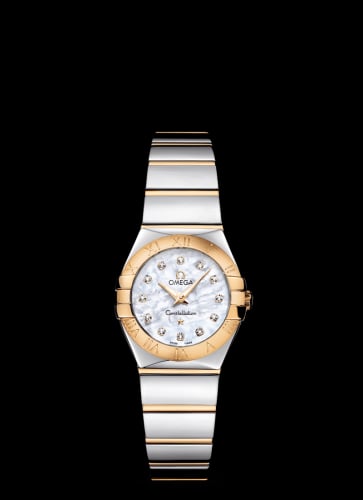 Omega Constellation Quartz 24 Polished Stainless Steel / Yellow Gold / MOP