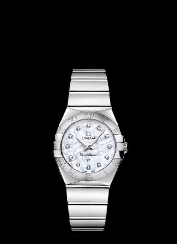 Omega Constellation Quartz 27 Polished Stainless Steel / MOP