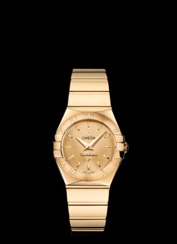 Omega Constellation Quartz 27 Polished Yellow Gold / Champagne