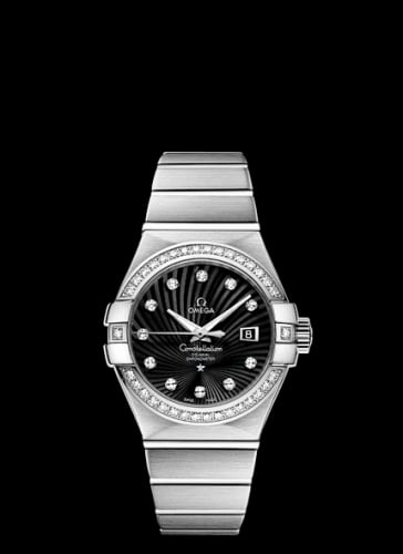 Omega Constellation Co-Axial 31 White Gold / Diamond / Black Supernova