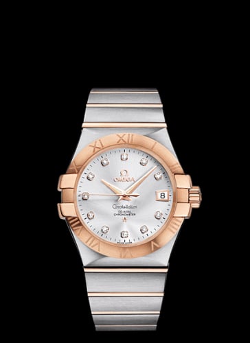 Omega Constellation Co-Axial 35 Stainless Steel / Red Gold / Silver