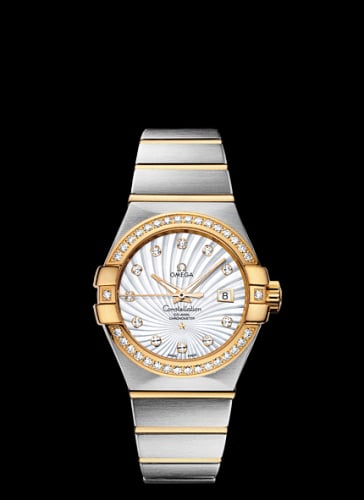 Omega Constellation Co-Axial 31 Stainless Steel / Yellow Gold / Diamond / MOP Supernova