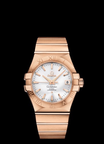 Omega Constellation Co-Axial 35 Red Gold / Silver