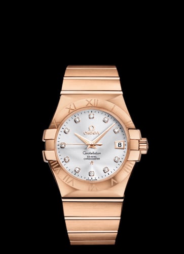 Omega Constellation Co-Axial 35 Red Gold / Silver