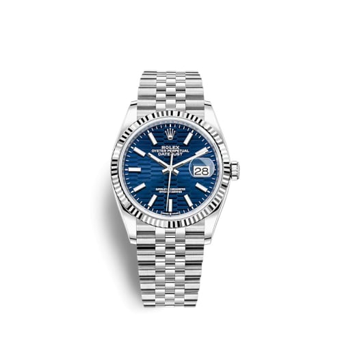 Rolex Datejust 36 Stainless Steel / Fluted / Blue - Fluted / Jubilee