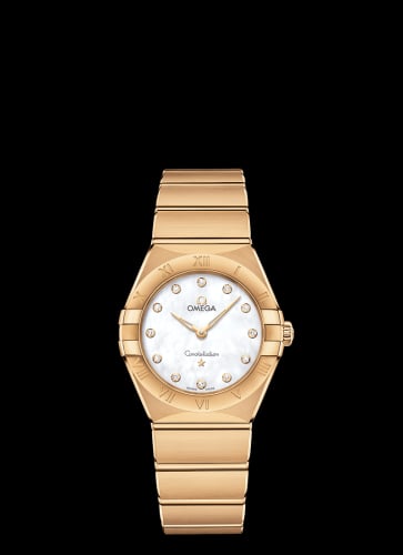 Omega Constellation Manhattan 28 Quartz Yellow Gold / MOP