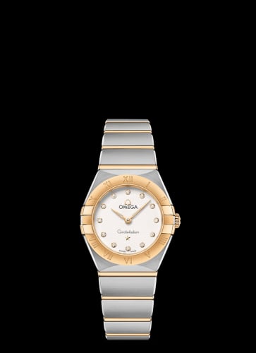 Omega Constellation Manhattan 25 Quartz Stainless Steel / Yellow Gold / Silver Diamond