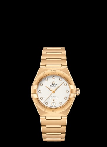 Omega Constellation Manhattan 29 Co-Axial Master Chronometer Yellow Gold / Silver