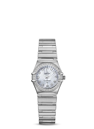 Omega Constellation Quartz 22.5 Stainless Steel / Diamond / MOP / 160 Years