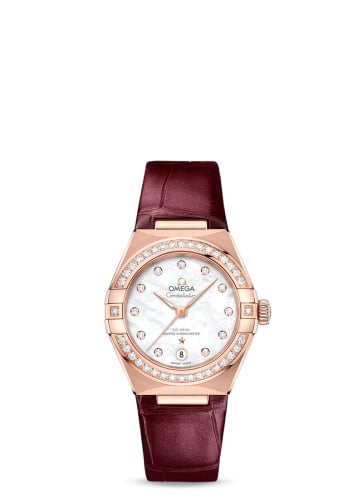 Omega Constellation Manhattan 29 Co-Axial Master Chronometer Sedna Gold / Diamond / MOP