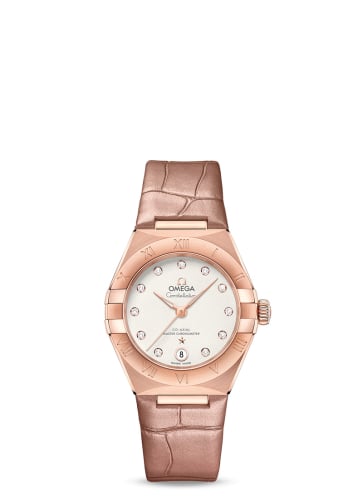 Omega Constellation Manhattan 29 Co-Axial Master Chronometer Sedna Gold / Silver - Diamond