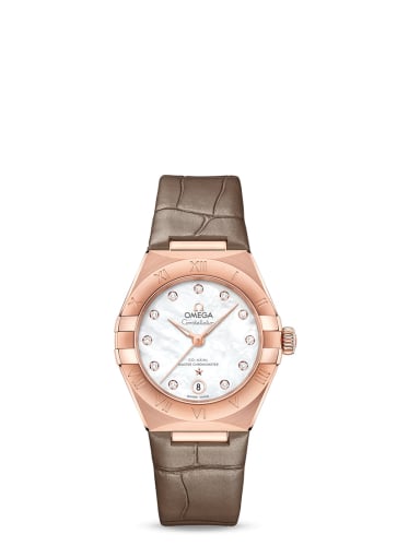 Omega Constellation Manhattan 29 Co-Axial Master Chronometer Sedna Gold / MOP