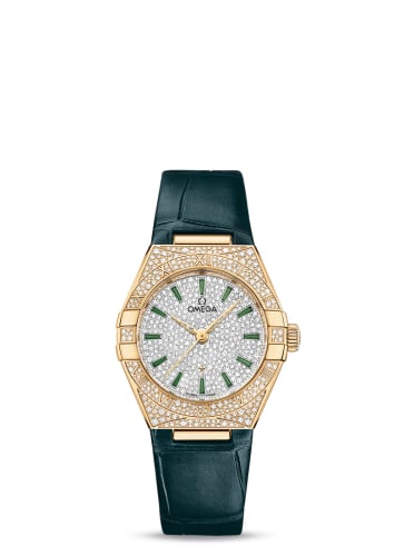 Omega Constellation Manhattan 29 Co-Axial Master Chronometer Yellow Gold / Snow