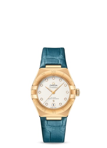 Omega Constellation Manhattan 29 Co-Axial Master Chronometer Yellow Gold / Silver - Diamond