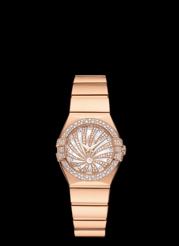 Omega Constellation Quartz 24 Polished Red Gold / Supernova / Snow