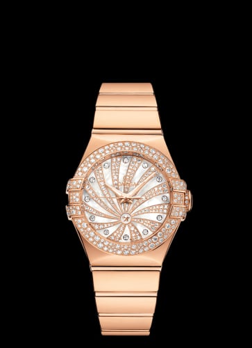 Omega Constellation Co-Axial 31 Red Gold / Snow / Diamond Supernova