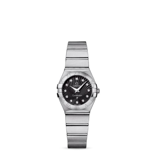 Omega Constellation Quartz 24 Brushed Stainless Steel / Black Supernova
