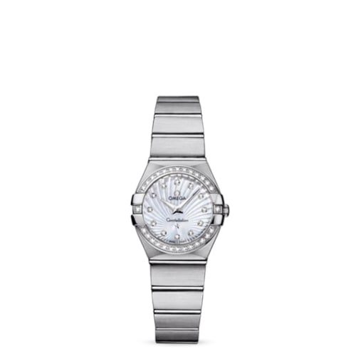 Omega Constellation Quartz 24 Brushed Stainless Steel / Diamond / MOP Supernova