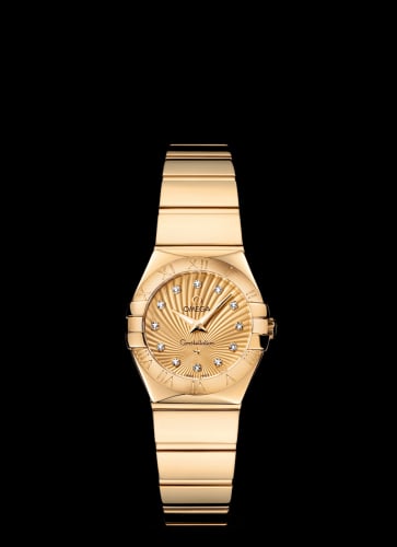 Omega Constellation Quartz 24 Polished Yellow Gold / Champagne Supernova