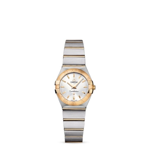 Omega Constellation Quartz 24 Brushed Stainless Steel / Yellow Gold / Silver