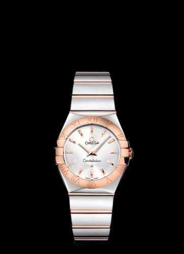 Omega Constellation Quartz 27 Polished Stainless Steel / Red Gold / Silver