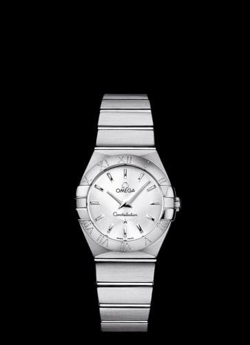 Omega Constellation Quartz 27 Brushed Stainless Steel / Silver