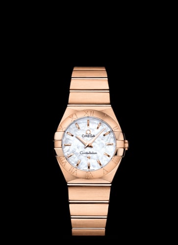 Omega Constellation Quartz 27 Brushed Red Gold / MOP