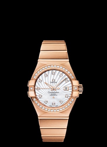 Omega Constellation Co-Axial 31 Red Gold / Diamond / MOP Supernova