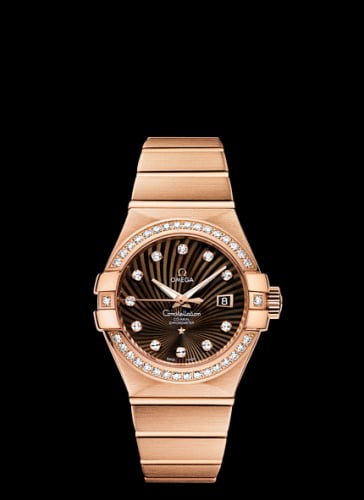 Omega Constellation Co-Axial 31 Red Gold / Diamond / Brown Supernova