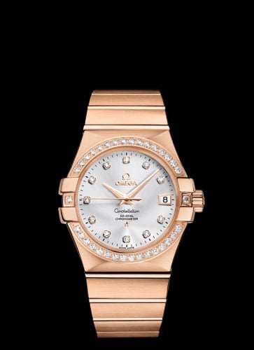 Omega Constellation Co-Axial 35 Red Gold / Diamond / Silver