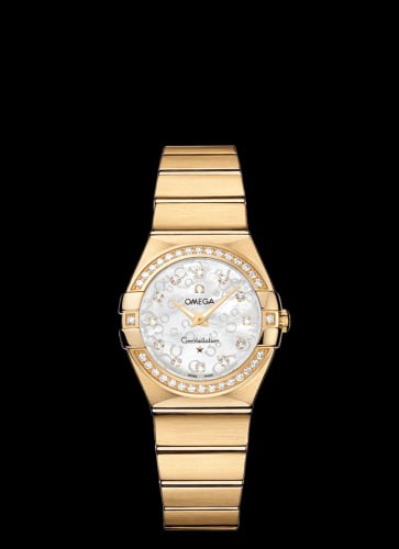 Omega Constellation Quartz 27 Brushed Yellow Gold / MOP Omega