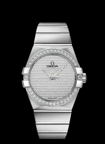 Omega Constellation Co-Axial 38 White Gold / Diamond / Diamond