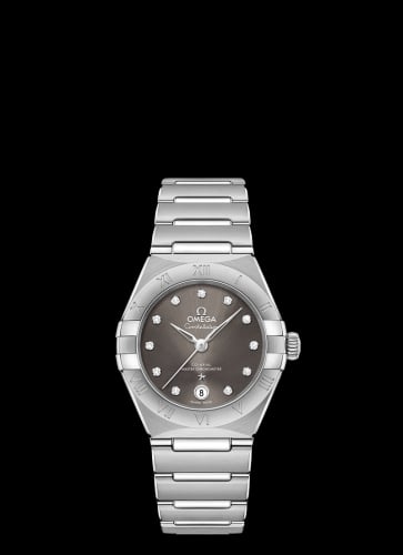 Omega Constellation Manhattan 29 Co-Axial Master Chronometer Stainless Steel / Grey - Diamond