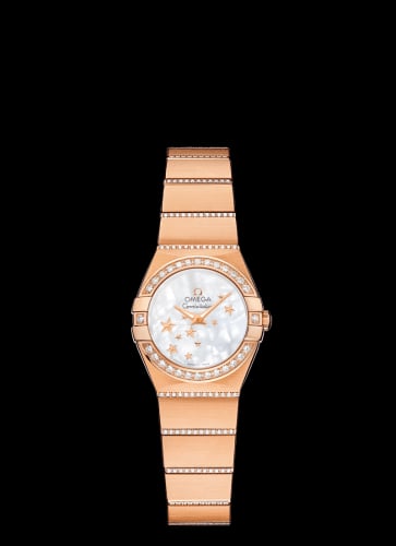 Omega Constellation Quartz 24 Red Gold / Diamond / MOP Star