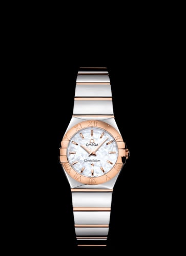 Omega Constellation Quartz 24 Polished Stainless Steel / Red Gold / MOP