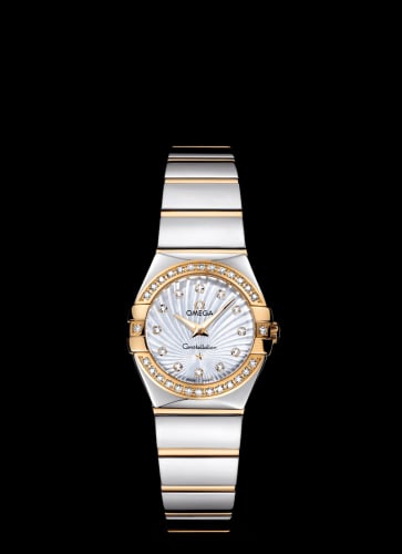 Omega Constellation Quartz 24 Polished Stainless Steel / Yellow Gold / Diamond / MOP Supernova
