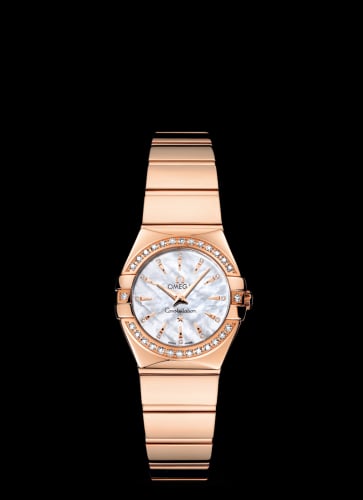 Omega Constellation Quartz 24 Polished Red Gold / Diamond / MOP
