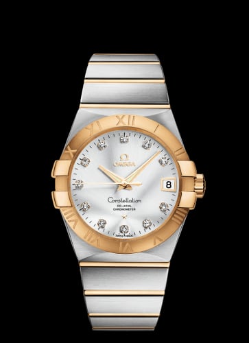 Omega Constellation Co-Axial 38 Stainless Steel / Yellow Gold / Silver