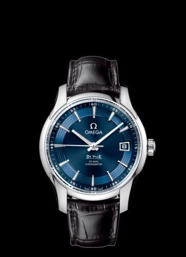 Omega De Ville Hour Vision Co-Axial Stainless Steel / Blue / Orbis