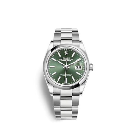 Rolex Datejust 36 Stainless Steel - Domed / Green / Oyster