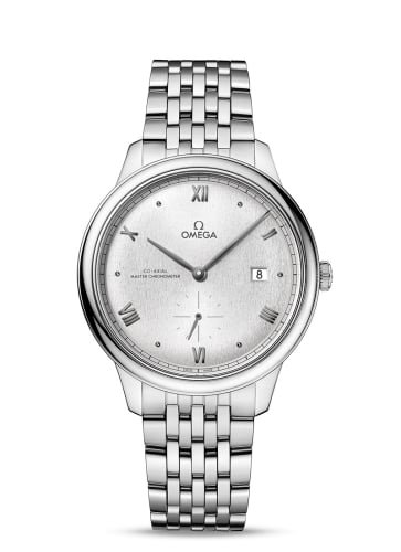 Omega De Ville Small Seconds Master Chronometer Stainless Steel / Silver / Bracelet