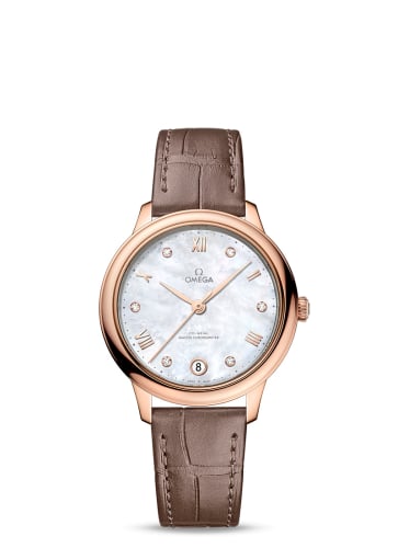 Omega De Ville Master Chronometer 34 Sedna Gold / MOP - Diamond