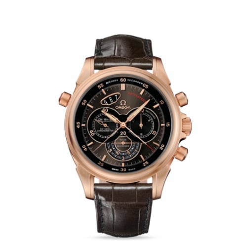 Omega De Ville Co-Axial 44 Chronoscope Rattrapante II Red Gold / Brown