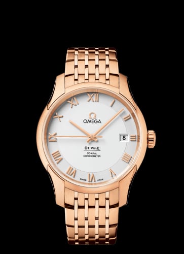 Omega De Ville Co-Axial 41 Red Gold / Silver / Bracelet
